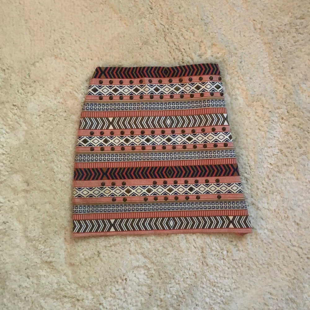 Tribal print skirt from Franchesca’s - wore twice